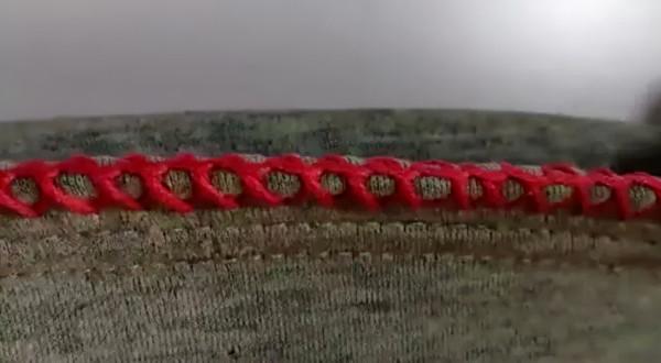 一看就會的鎖邊針法，衣服開線了自己在家搞定針法