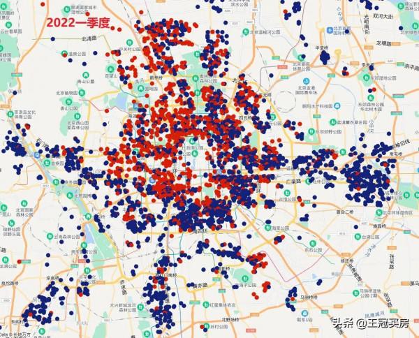 北京朝陽，交易量最高的板塊