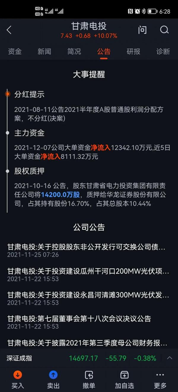 甘肅電投000791 甘肅電投000791