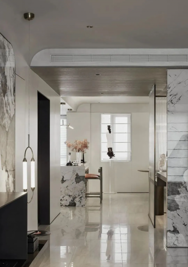 156㎡奢華過後的極簡,大理石的風雅韻味 156㎡奢華過後的極簡,大理石的風雅韻味