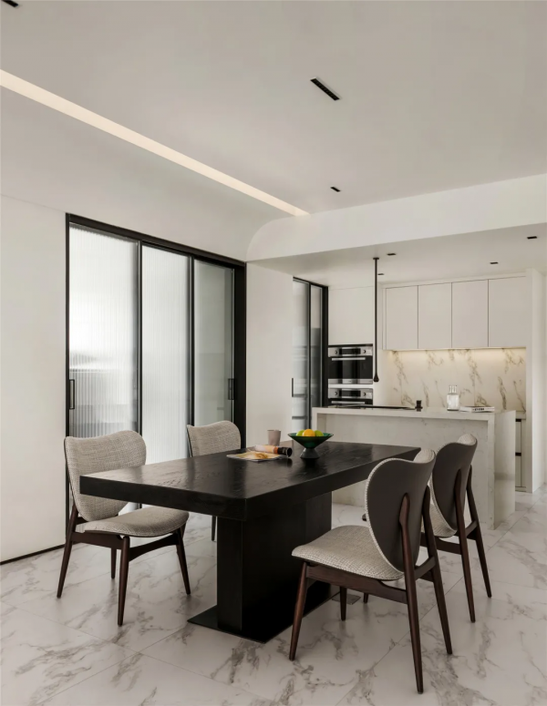 145㎡現代北歐風格新房裝修，溫柔三居室