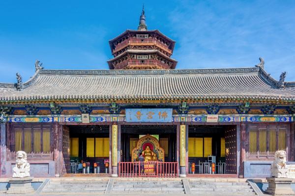 中國現存最高最古老的木塔建築