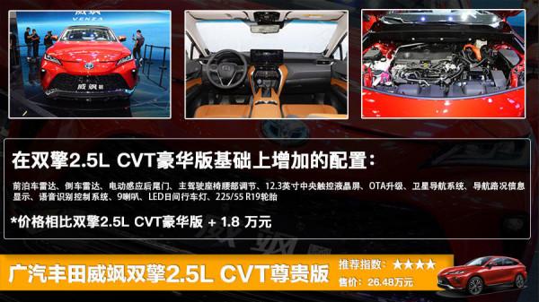 廣汽豐田威颯正式上市 售21.68萬起，全系六款車型選哪款更划算？