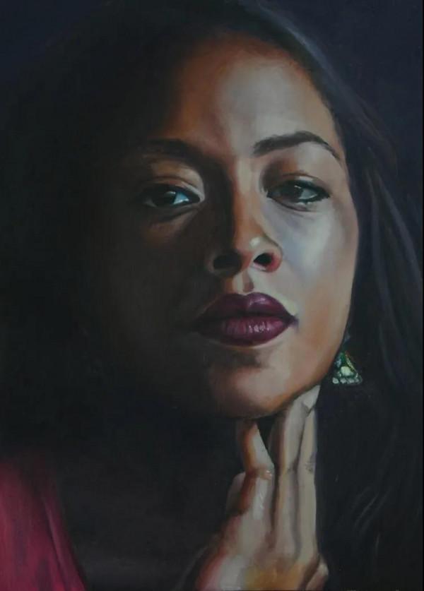 美女畫家超現實主義繪畫作品分享