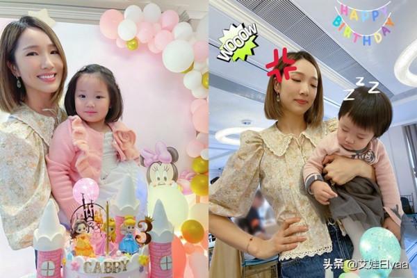 王祖藍一家6口為女慶生！老婆穿牛仔褲最高，祖孫三共用一個鼻子