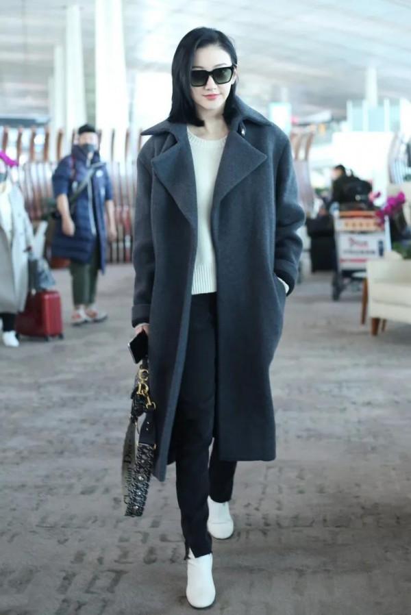 景甜小姐姐的冬裝私服要不要這麼接地氣哦