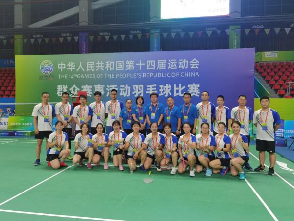 全運會群眾羽毛球賽場山西選手表現不俗 全運會群眾羽毛球賽場山西選手表現不俗