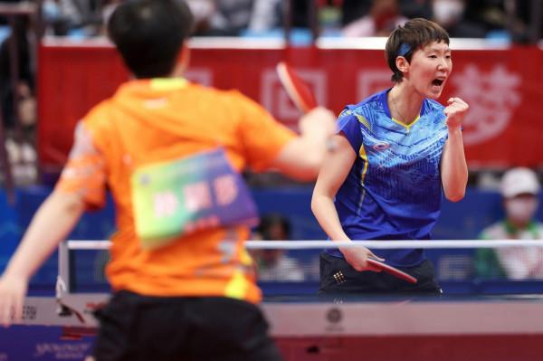 乒乓球——女子單打決賽：王曼昱奪冠