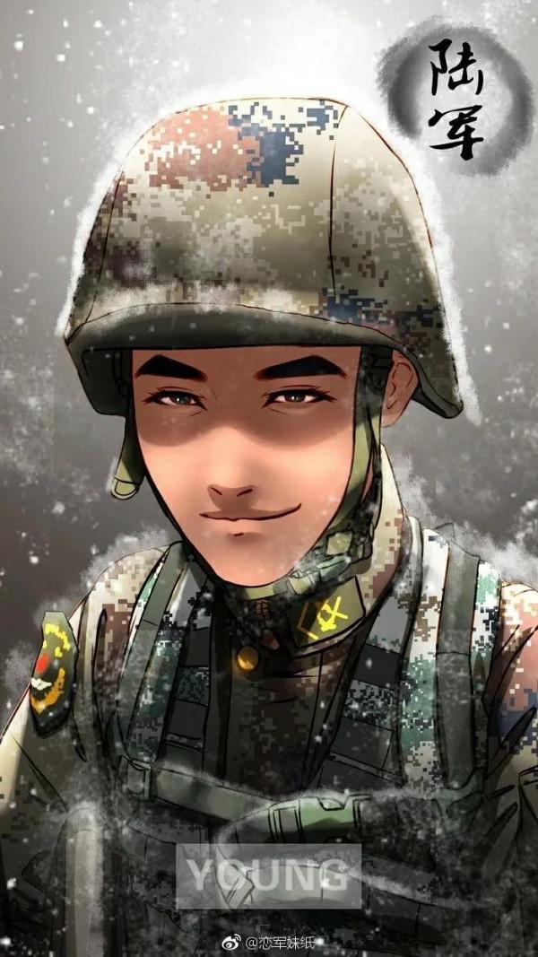 硬核軍人手機桌布：青春有很多樣子，很慶幸青春裡有穿軍裝的樣子