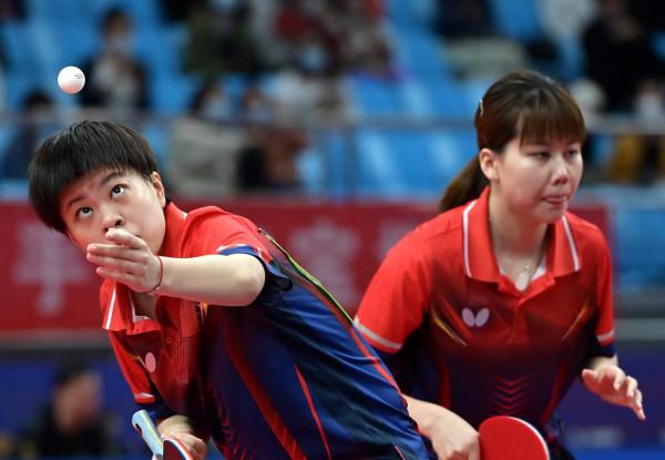 乒乓球——女子雙打1/8決賽賽況 乒乓球——女子雙打1/8決賽賽況