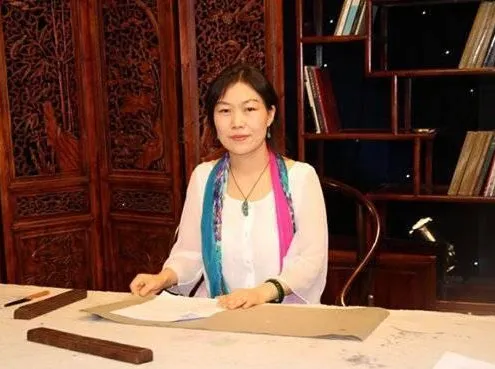 這四位女書法家，都是中書協理事，人美字更美