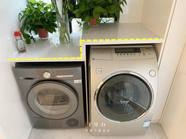 陽臺側面有窗，洗衣櫃這5種佈局，有點生活經驗都知道實打實好用