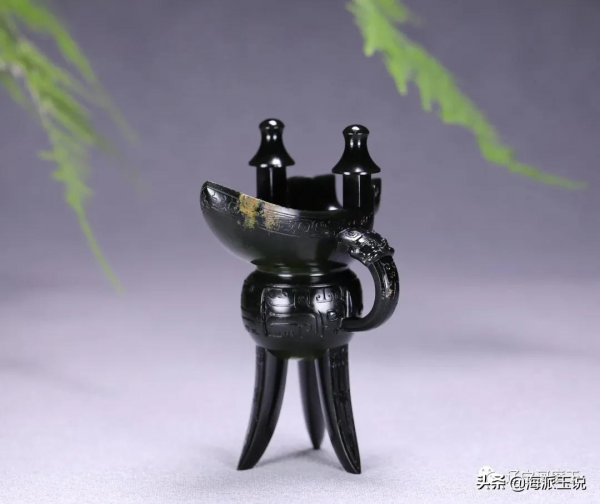 河磨玉精品賞析丨從一隻青銅爵看古人飲酒的儀式感