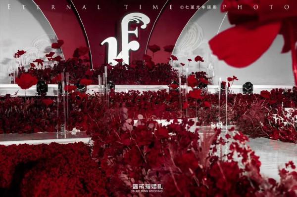 大紅色秀場風婚禮