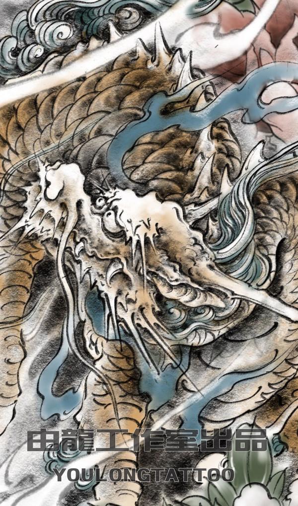 花臂麒麟紋身圖案 花臂麒麟紋身圖案