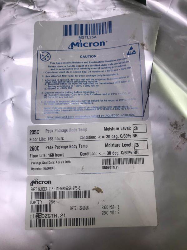 MT41K512M16VRP-107 AIT:P記憶體顆粒D9ZWM