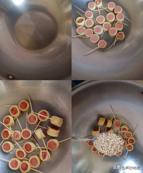 追劇小零食:香辣火腿卷+香辣孜然牙籤肉 追劇小零食:香辣火腿卷+香辣孜然牙籤肉