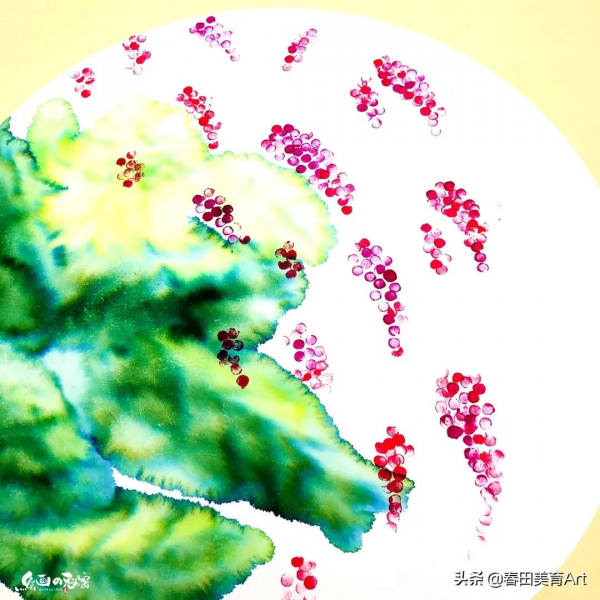 教程丨少兒美術課程《紅蓼花》 教程丨少兒美術課程《紅蓼花》