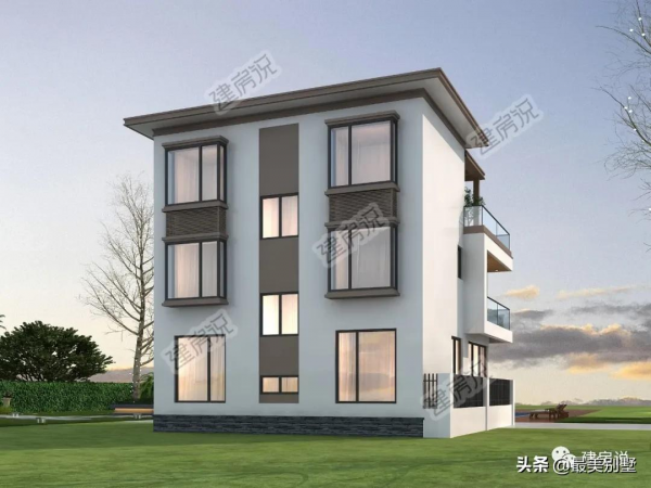 不當房奴！回鄉建棟漂亮現代風別墅，生活樂逍遙