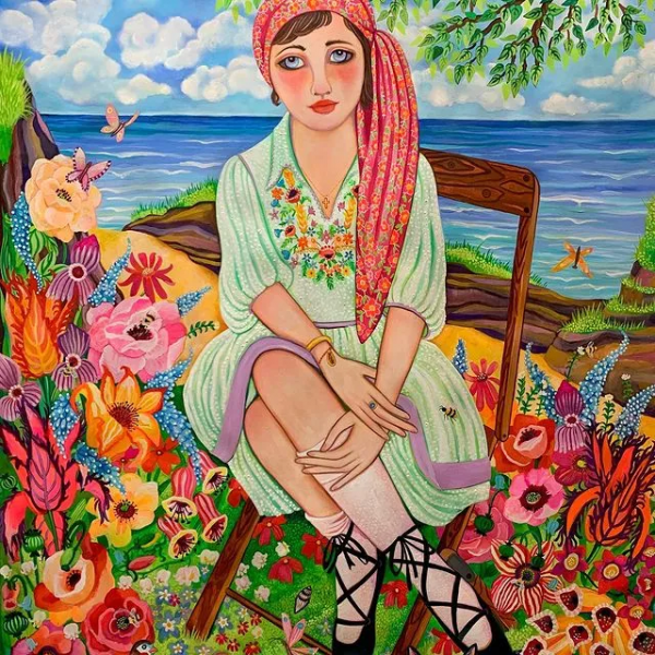 55歲大媽剛戒毒又患癌，第一次拿起畫筆便完美蛻變Gucci金牌畫師