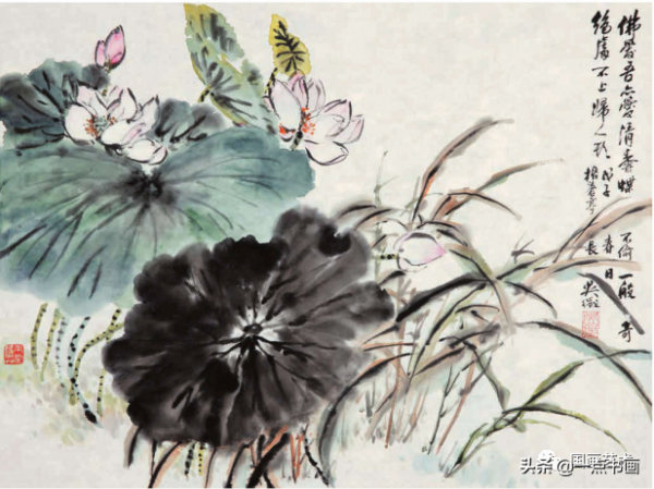 吳待秋 花卉冊頁欣賞 吳待秋 花卉冊頁欣賞