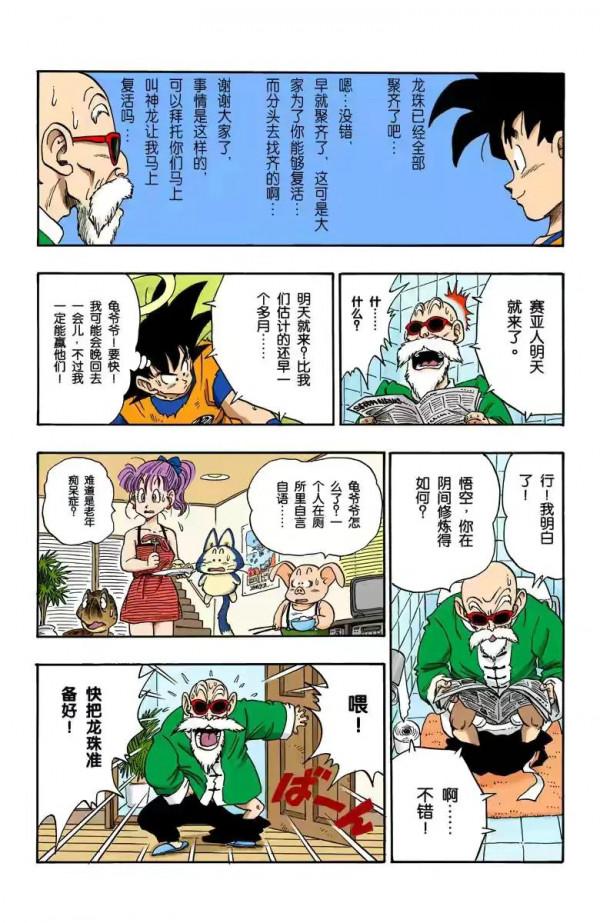 龍珠全綵漫畫211至215回~賽亞人來襲，貝吉塔登場