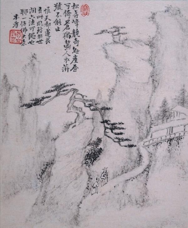 戴本孝國畫欣賞：奇怪的幹筆繪畫第一人，墨色蒼渾又淡雅