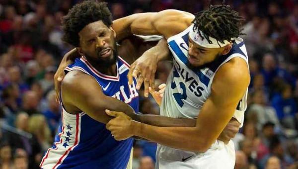 恩比德生涯至今，送出450次蓋帽！唐斯585次，濃眉呢？真殘暴啊