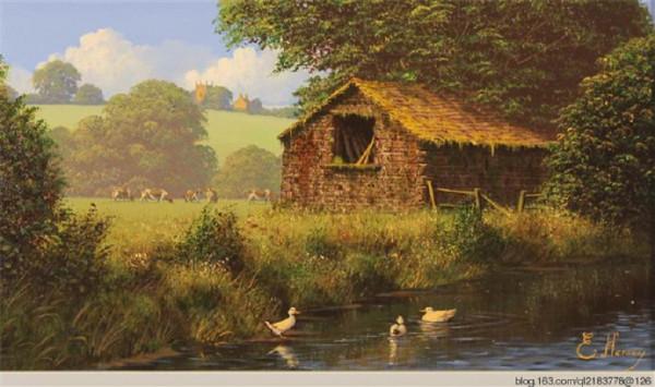 英國藝術家Edward.Hersey田園,一種美好的記憶 英國藝術家Edward.Hersey田園,一種美好的記憶