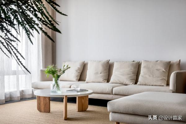 102㎡日式三居，百萬打造出的自然空間，日子過得與世無爭