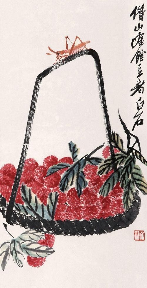 齊白石在畫院作畫，旁人問是否見過毛主席？齊白石：天天見到