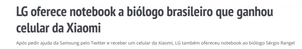 巴西生物學家向三星尋求幫助無果卻獲得小米手機 還有後續