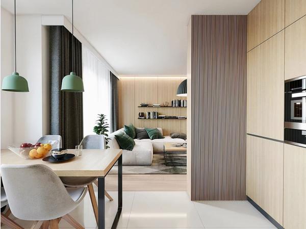 45㎡小戶型簡約清新，太美了