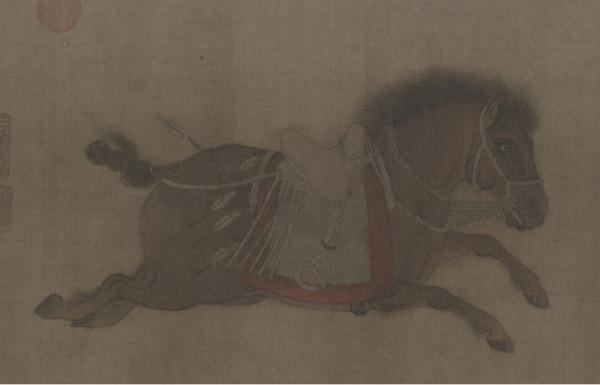 歷代戰馬圖的上乘之作，亦是研究昭陵六駿難得的資料