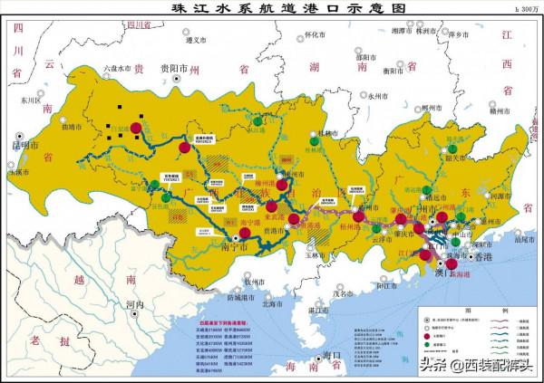 2300公里的珠江，為什麼只富裕了廣東一省？廣西還有機會嗎？