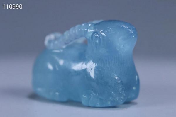 海藍寶石生肖羊 海藍寶石生肖羊