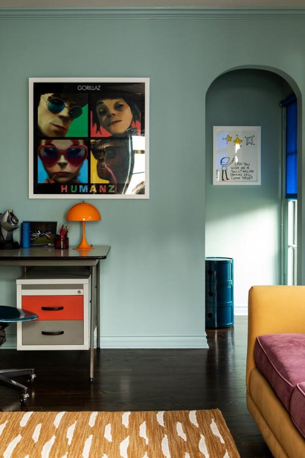沒有一面白牆的家，復古鮮豔色彩賦予無窮魅力，開啟感受美的雷達