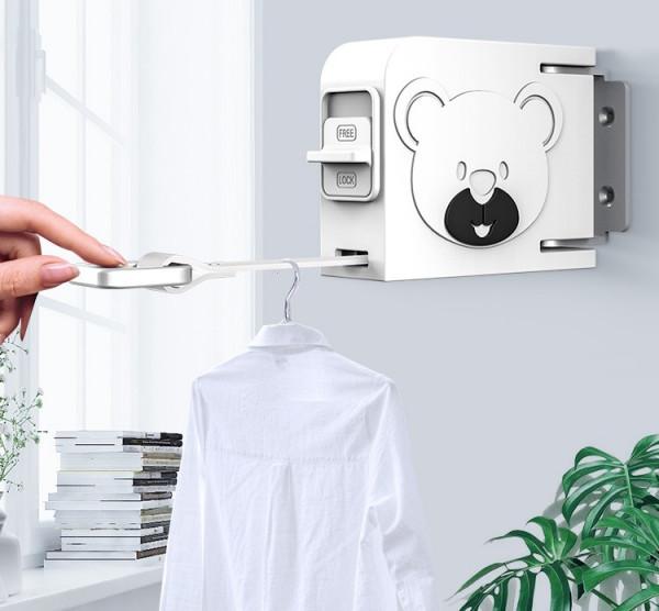 出差發現一戶人家的陽臺晾衣，太有創意了，整潔美觀，太機智了