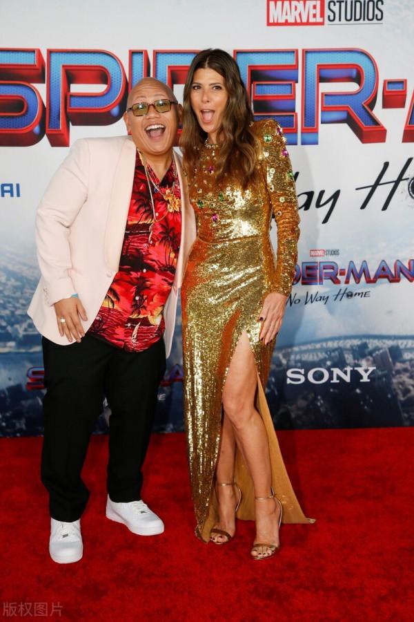 蜘蛛俠英雄無歸首映,梅姨狀態超好 蜘蛛俠英雄無歸首映,梅姨狀態超好