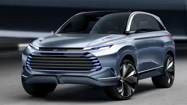 比亞迪軍艦系列第二款新車，叫巡洋艦05，諜照曝光