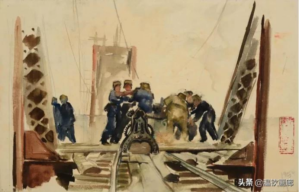 99歲愛國畫家戴澤抗美援朝期間珍貴寫生