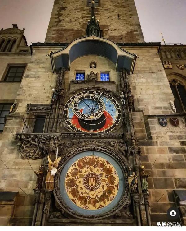 布拉格中世紀古老的天文鐘樓 擁有600年的歷史的小型天文館