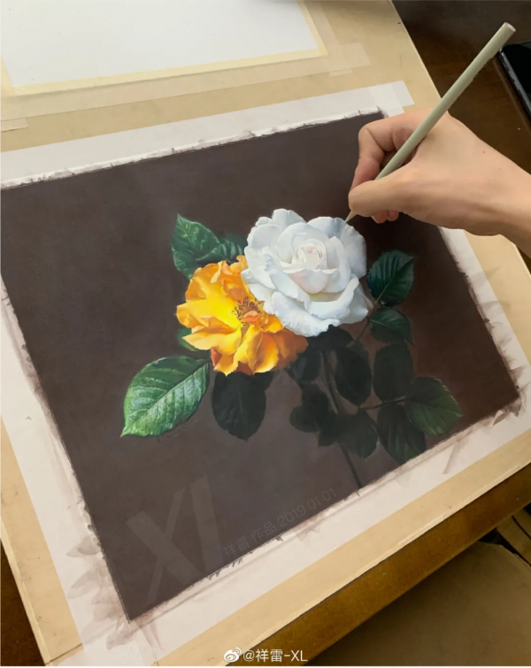 清華美院男神，被稱彩鉛界“冷軍”！他筆下的美少女令人牽魂夢繞