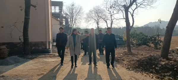 省財政廳調研蔡甸索河美麗鄉村建設專案