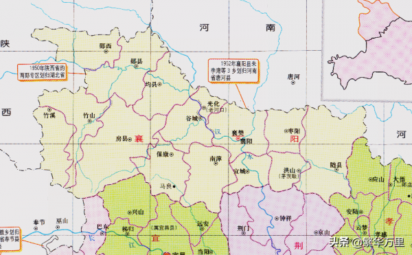 湖北省的地域調整，12個地級市之一，襄陽市為何有9個區縣？