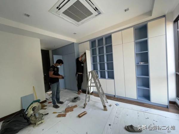 四川妹子在泰國的新家，一棟4層樓聯排別墅，裝修花了320萬泰銖