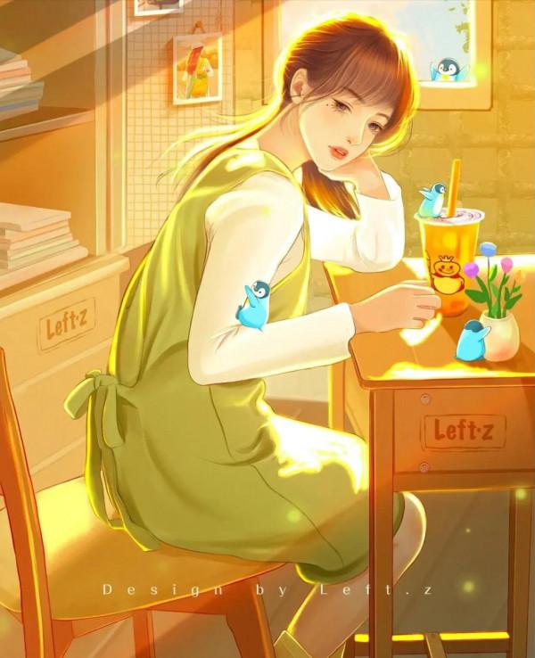 治癒漫畫，愛生活，愛自己，做個寶藏女孩