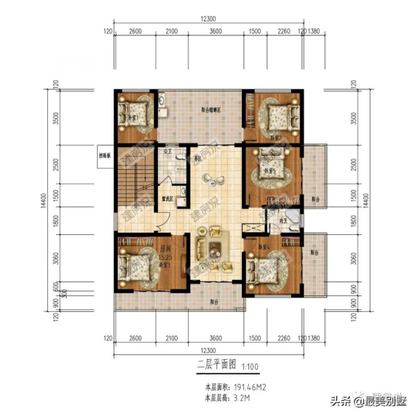 看看這款開間12米的現代風別墅，是不是年輕人的“夢中情房”？