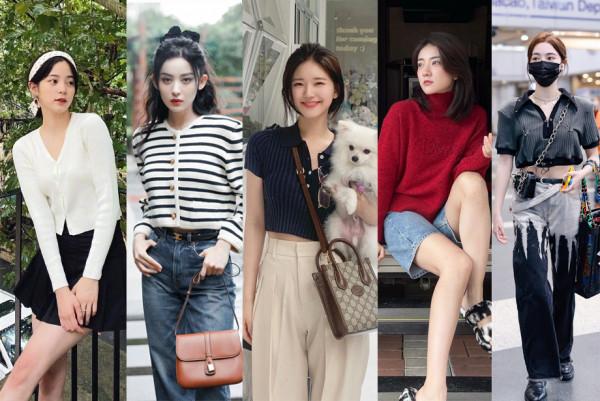 秋季毛衣如何穿得甜美復古和優雅？古力娜扎、趙露思6套穿搭絕美