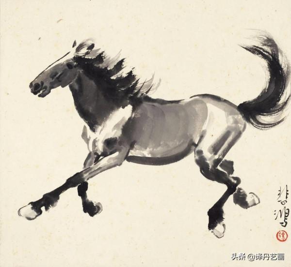 著名藝術家徐悲鴻唯一的一套十二生肖冊頁作品欣賞